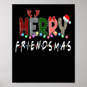 Merry Friendsmas jul Friends Matching Sweate Poster