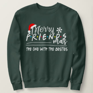 Merry Friendsmas the one with Besties Christma T Shirt