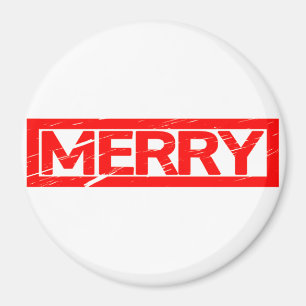 Merry Frimärke Magnet