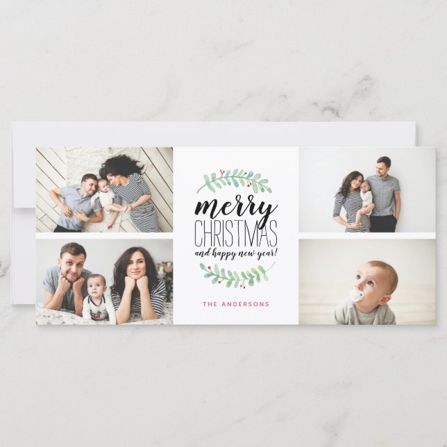 Merry Garland Helgdag jul 4-Photo Collage (Framsida)