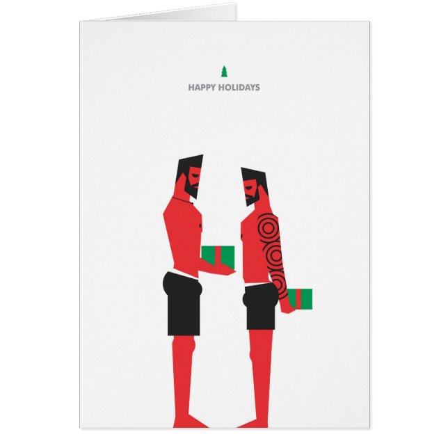 merry gay christmas 1 OBS kort (Framsidan)