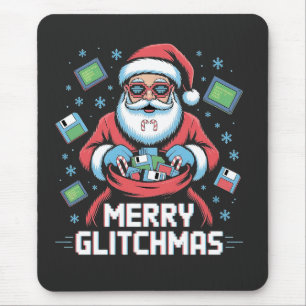 Merry Glitchmas Coding Programmer jultomten Musmatta