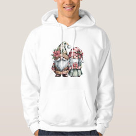 Merry Gnome Hälsning Hoodie