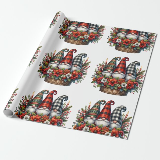 Merry Gnomes och Play Decor Presentpapper (Utrullad)