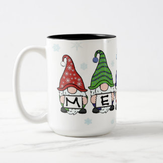 Merry Gnomes Två-Tonad Mugg