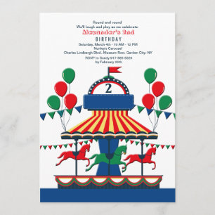 Merry-Go Round #2-inbjudan Inbjudningar