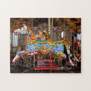 Merry Go Round Carousel Horse Brighten Pier Pussel