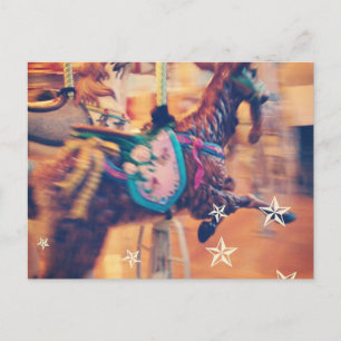 Merry Go Round Goat Helg Vykort