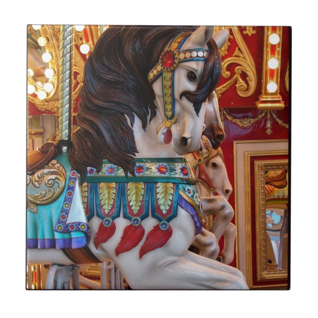 Merry-go-Round Horse Kakelplatta (Framsidan)