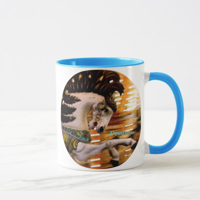 Merry Go Round Horse Painting Dream Mugg (Höger)