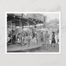 Merry-Go-Round på Midway Vykort