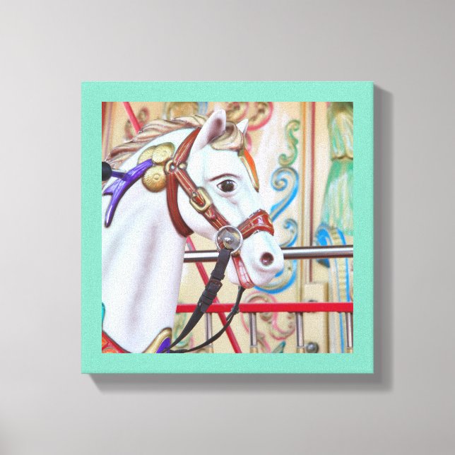 Merry-go-round Payed Horse Canvas 16 i en serie (Framsida)