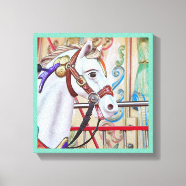 Merry-go-round Payed Horse Canvas 16 i en serie (Framsida)