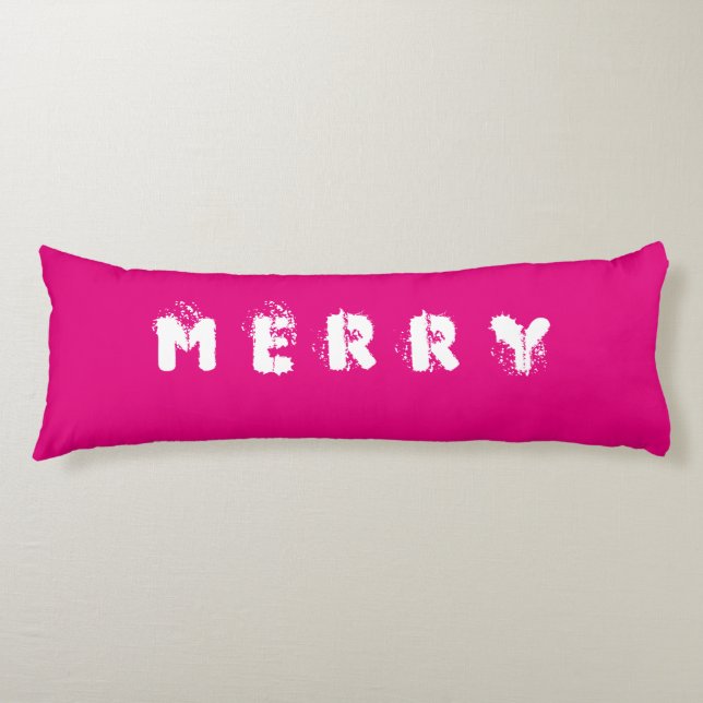 MERRY God jul Body Pillow Kroppskudde (Framsidan)