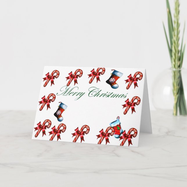 Merry God jul_ Card Helgkort (Framsida)