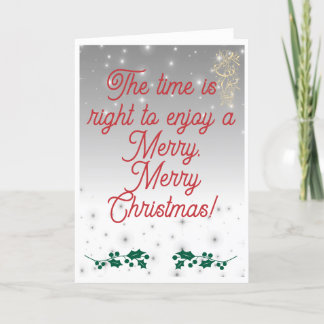Merry God jul Card Helgkort