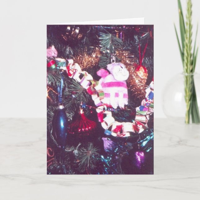 "Merry, God jul!" Helgkort (Framsida)