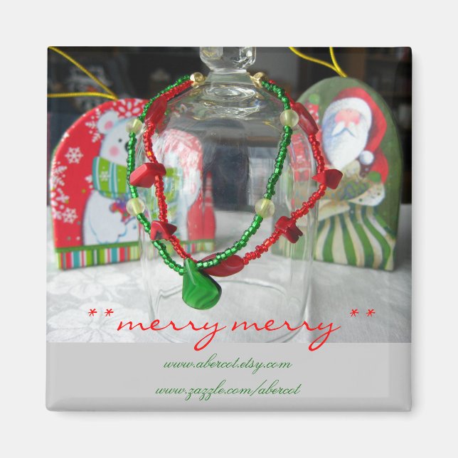 Merry God jul Magnet (Framsidan)