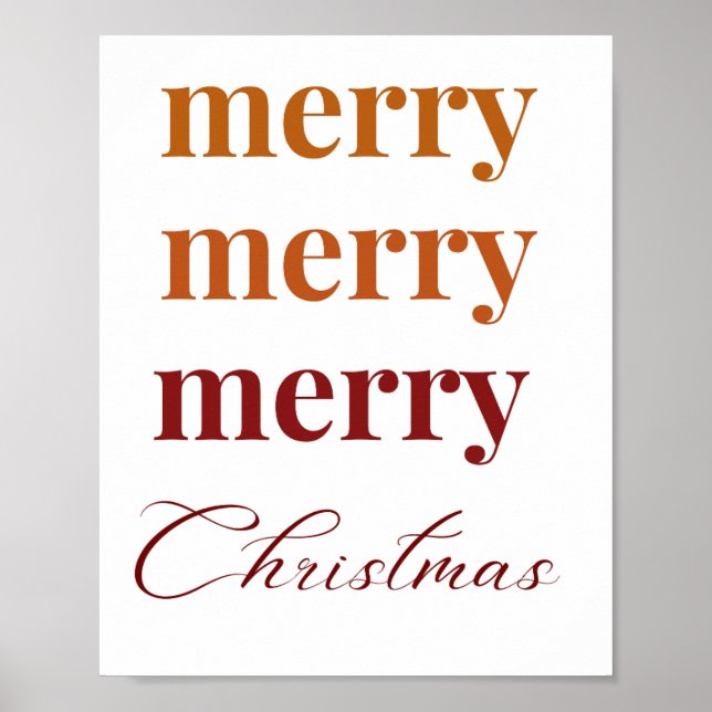 merry god jul poster (Framsidan)