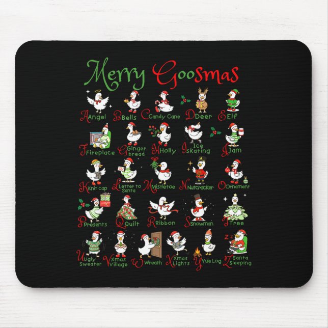 Merry Goosmas Christmas Silly Goose A To Z Cute De Musmatta (Framsidan)