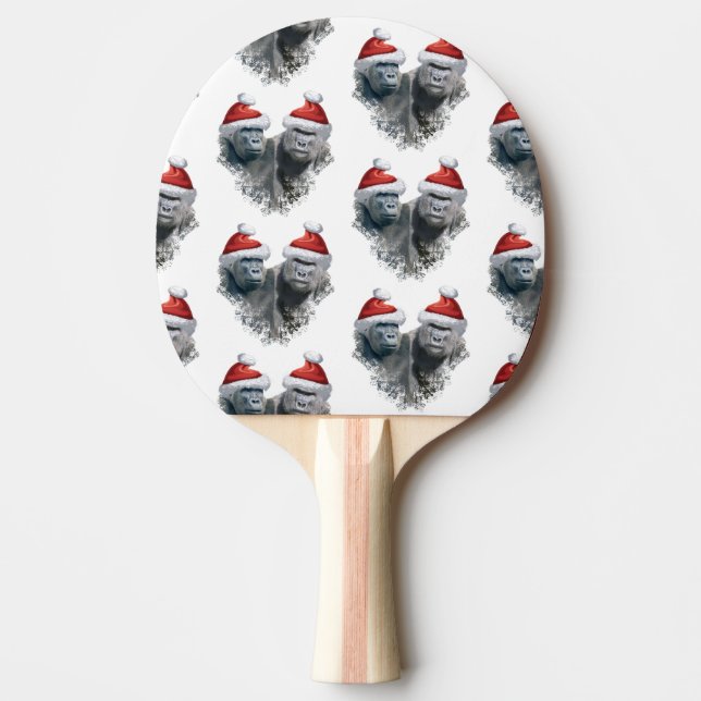 Merry Gorilla Christmas Pingisracket (Framsidan)