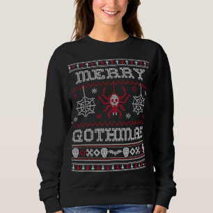 Merry Gothmas Goth jul Ugly Sweater Spider S T Shirt