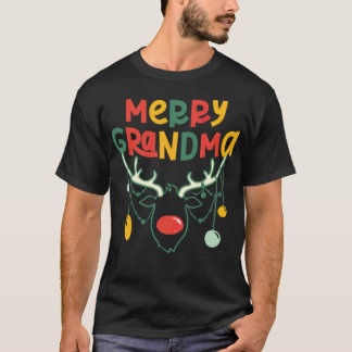 Merry Grandma Family rider universitet thelwell T Shirt