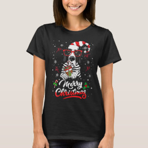 Merry Great dane Julgran Santa Hund Mamma Julafton T Shirt
