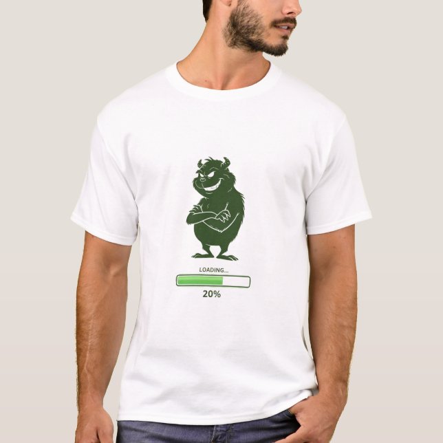 Merry Grinchmas Energy Loading… T Shirt (Framsida)