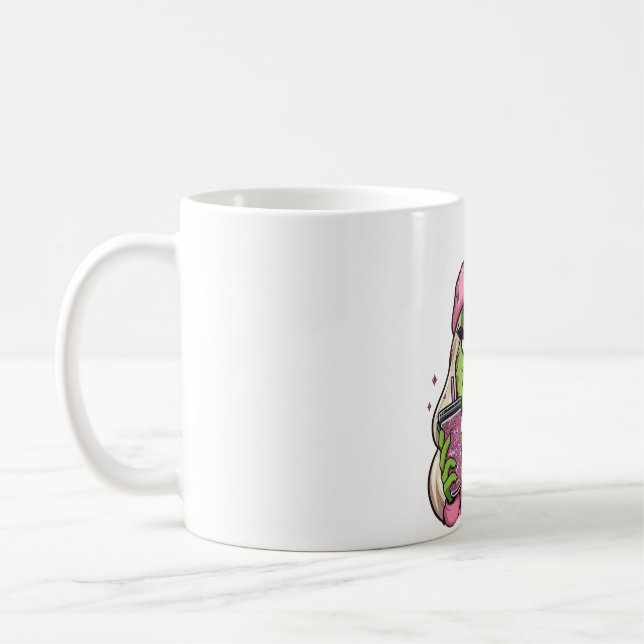 💚 Merry Grinchmas Girl Mug Kaffemugg (Vänster)