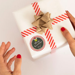 Merry Grinchmas | Grinch Julfest Runt Klistermärke