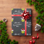 Merry Grinchmas| Grinch-Julfesten Presentpapper<br><div class="desc">Fira din Helgdag i år med dr Seuss och den här Merry Grinchmas papprare. Anpassa genom att lägga till text för år eller anpassningsbar.</div>