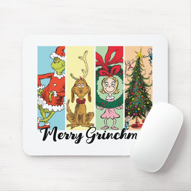 Merry Grinchmas Holiday Collage Musmatta (Med mus)
