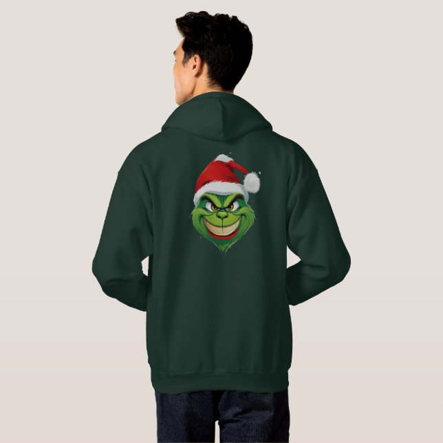 "Merry Grinchmas" Hoodie (Hel baksida)
