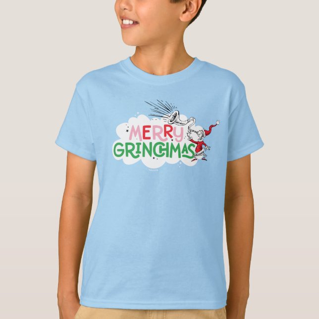Merry Grinchmas Mister Grinch T Shirt (Framsida)