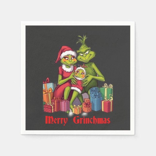 Merry Grinchmas Pappersservett (Framsidan)