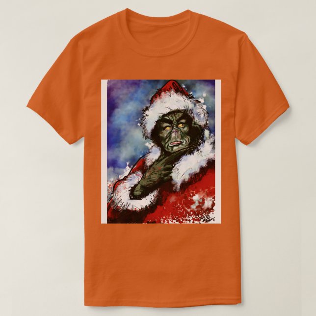 Merry Grinchmas T Shirt (Design framsida)