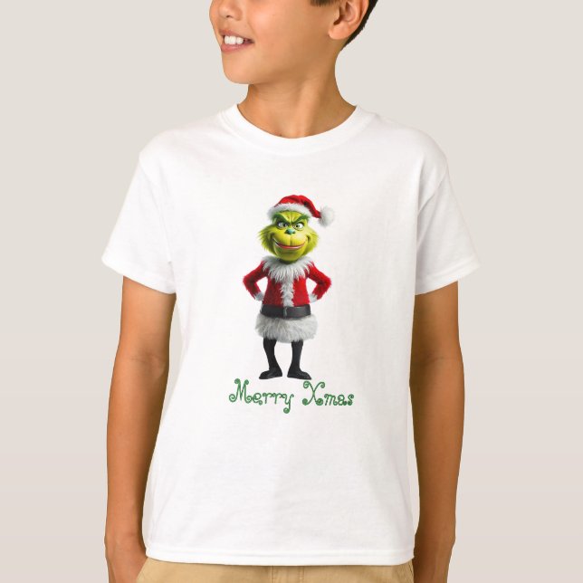 Merry Grinchmas T Shirt (Framsida)