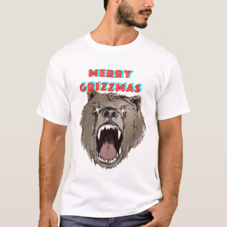 Merry Grizzmas, jag önskar dig en mycket beärgad j T Shirt