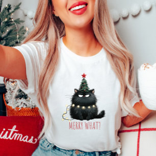 Merry Grumpy Cat julshirt T Shirt