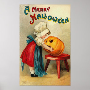 Merry Halloween Önskemål Poster
