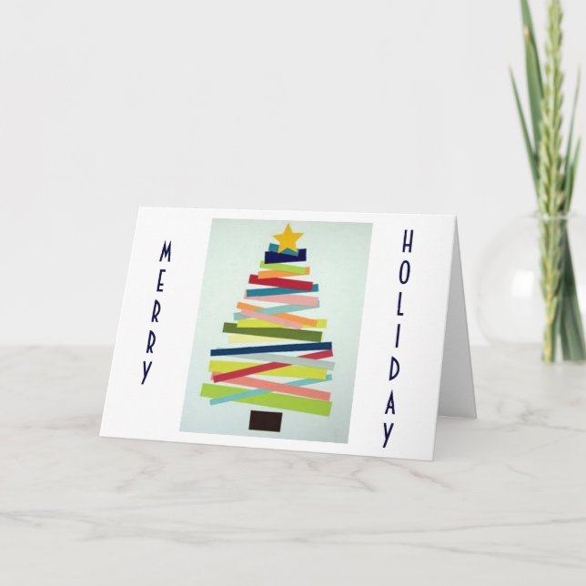 MERRY HELGDAG / NYTT ARBETSÅR HELGKORT (Framsida)