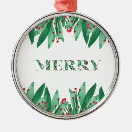 MERRY Helgdag Ornament