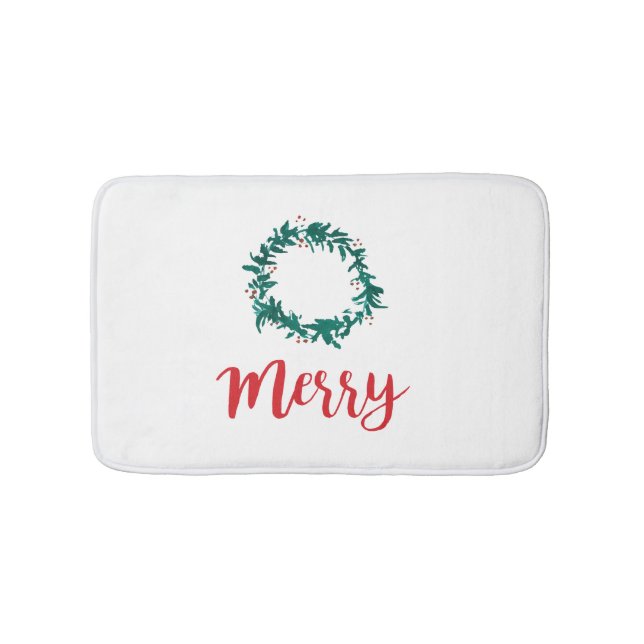 Merry Helgdag Wand Bath Mat Badrumsmatta (Framsidan)