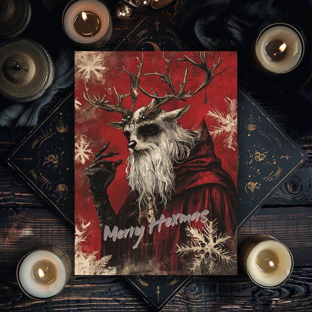 Merry Hexmas Card Anteckningskort (Skapare uppladdad)