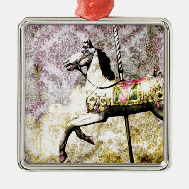 Merry Horse Julgransprydnad Metall (Framsidan)