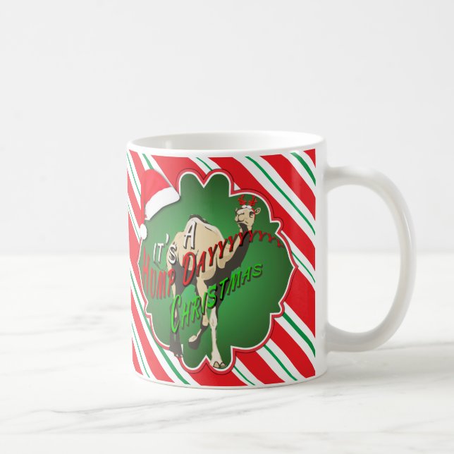 Merry Hump Day Camel jul HO HO HO Kaffemugg (Höger)