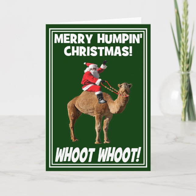 Merry Humpin' julhälsningskort Helgkort (Framsida)