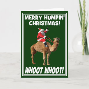 Merry Humpin' julhälsningskort Helgkort