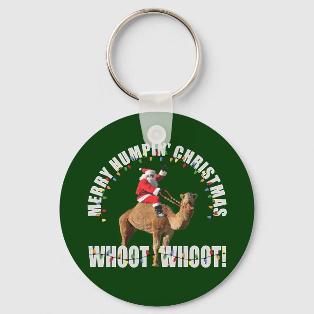 Merry Humpin' Jultomten & Camel Nyckelring (Framsida)